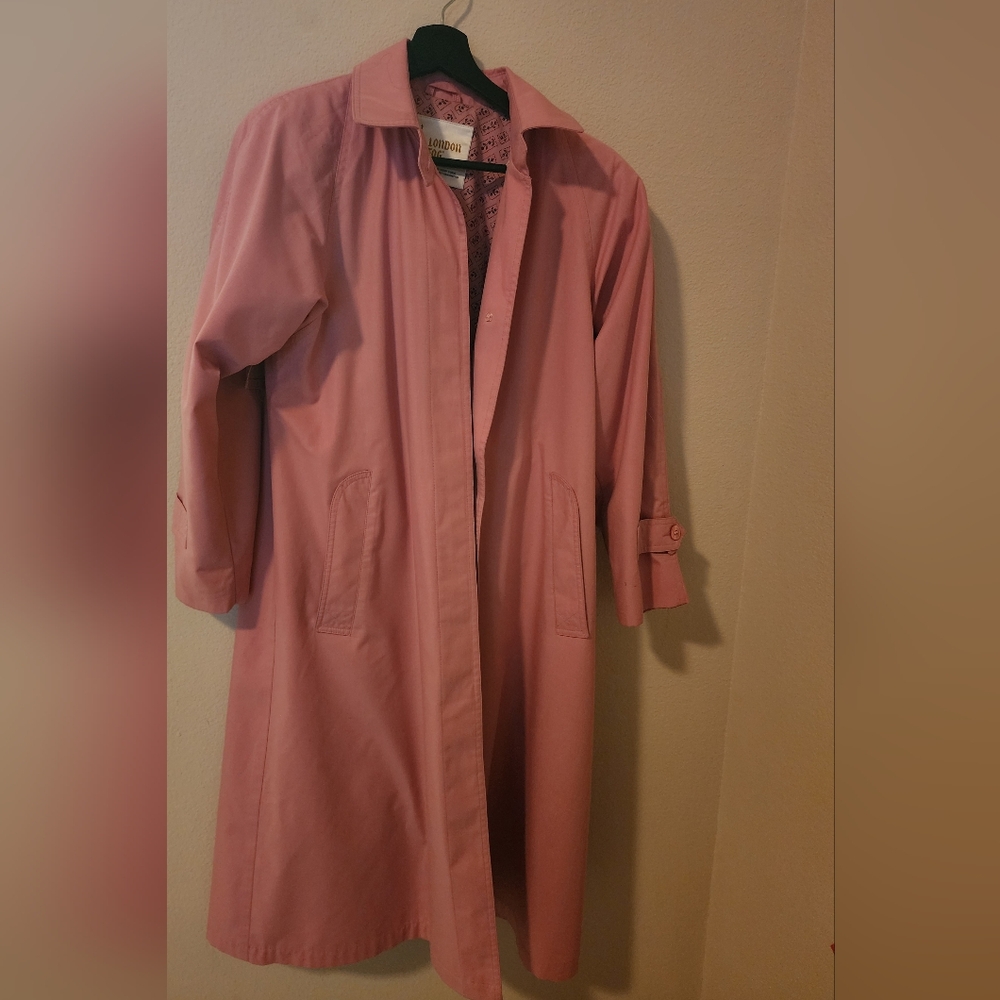 London Fog Pink Patterned Lining 6P